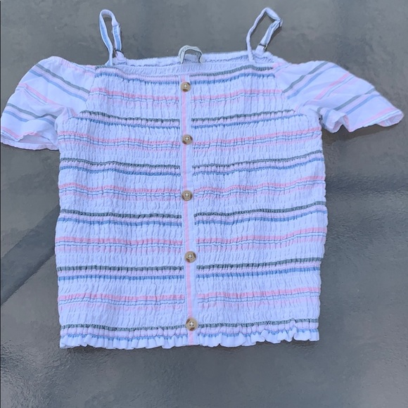 abercrombie kids Other - Abercrombie kids smocked off the shoulder top